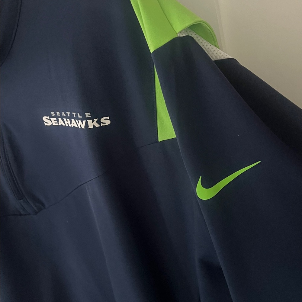 Nike Seattle Seahawks On Field Pullover Jacket Men’s XXL